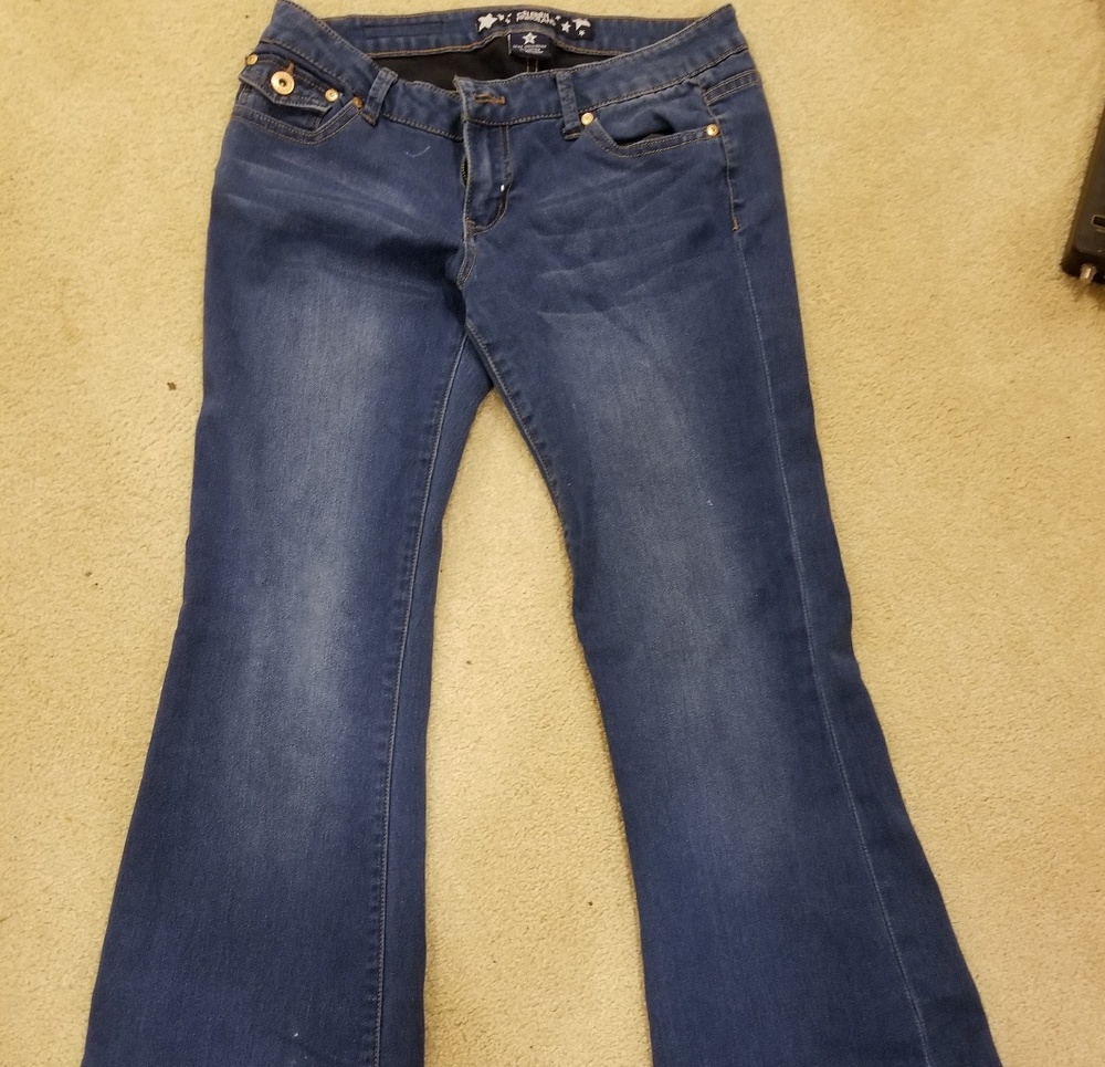 A pair of Celebrity Pink jeans